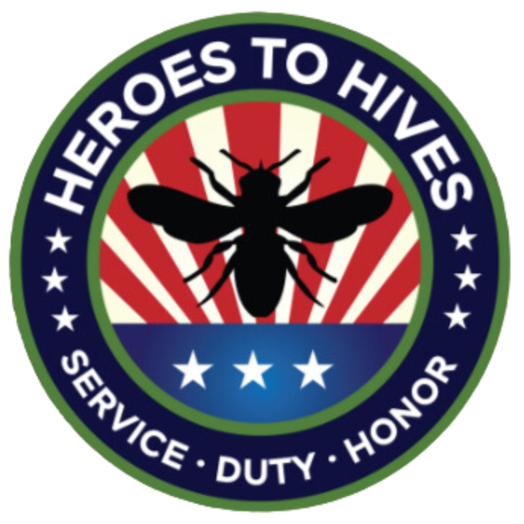 Beekeeping apprenticeship program badge from the Michigan State University Extension and USDA-supported Heroes to Hives program.